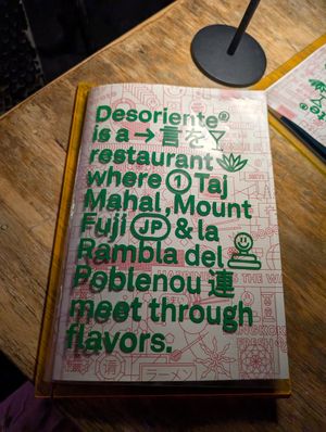  at Desoriente - Granados in Barcelona