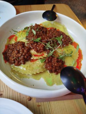 Mumbai's Ravioli at Desoriente - Granados in Barcelona
