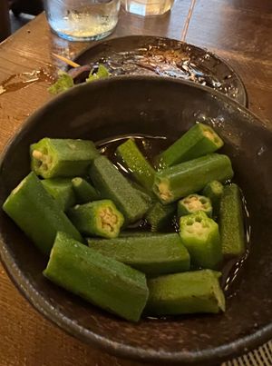 okra at Aiko in Berlin
