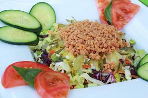 tuna salad at Veganel in Erlangen