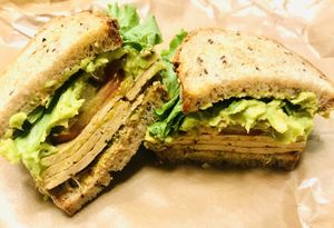 Vegan sandwich  at Jimbo's Naturally - Horton Plaz in San Diego