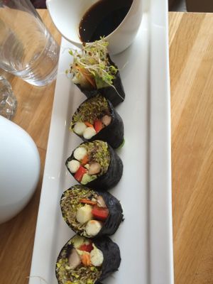 Nori Rolls at Rawlicious in Newmarket