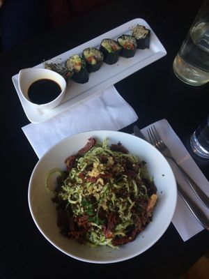 spaghetti bolognese  at Rawlicious in Newmarket