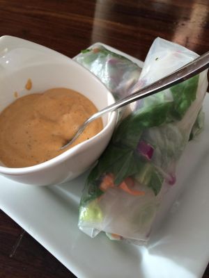 Spring Rolls at Rawlicious in Newmarket