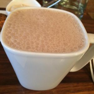 Mint Hot Chocolate at Rawlicious in Newmarket