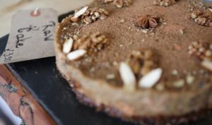 Raw Bunny Cake at The Cafe at Caribou Rooms in Hove