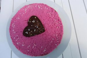 raw vegan love cake at The Cafe at Caribou Rooms in Hove