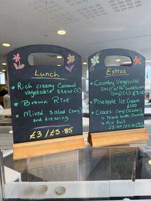   at Community Cafe in North London