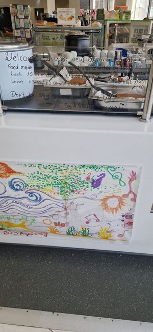  at Community Cafe in North London