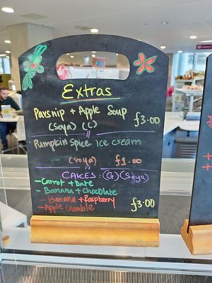 Extras at Community Cafe in North London