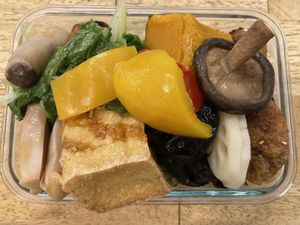 BYO dishware at RuLai - Buddha Vegetarian Paradise in Taipei