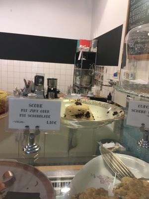 Vegan scone at Herr Max in Hamburg