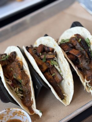 Portobello tacos   at Taco Pegaso in Austin