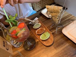 Delicious Virgin Sangria!  at Bubita Bar in Barcelona