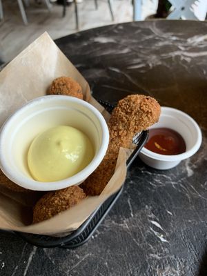 Spicy sticks  at Bubita Bar in Barcelona