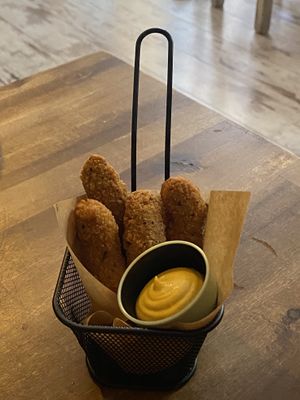 Spicy sticks! at Bubita Bar in Barcelona