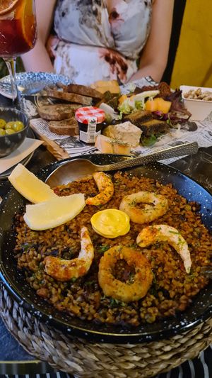 Paella 👌 at Bubita Bar in Barcelona