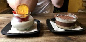 Desserts at Bubita Bar in Barcelona