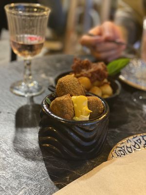 Croquettas  at Bubita Bar in Barcelona