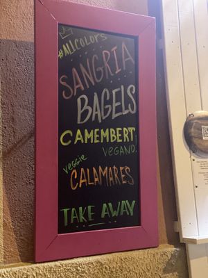 Even a cheese platter  at Bubita Bar in Barcelona