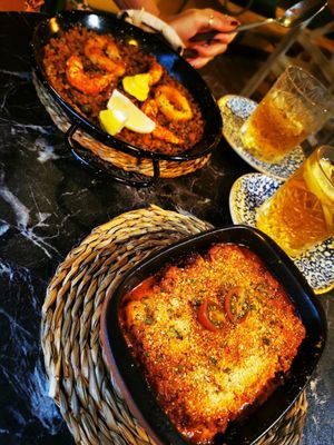 Lasagna, verry good. Mmmm at Bubita Bar in Barcelona