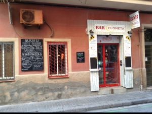 Outside at Bubita Bar in Barcelona