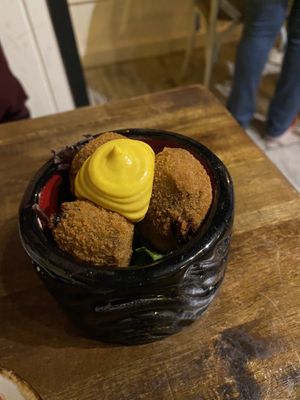 Croquetas at Bubita Bar in Barcelona