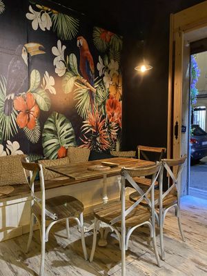 Inside one room (there was another) at Bubita Bar in Barcelona