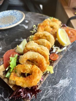 Kojac calamari   at Bubita Bar in Barcelona