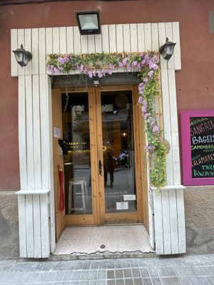 Outside  at Bubita Bar in Barcelona