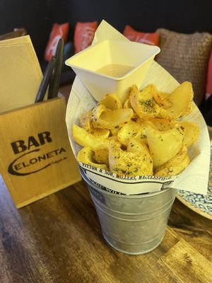 Bravas  at Bubita Bar in Barcelona