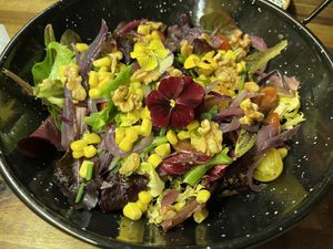 Salad   at Bubita Bar in Barcelona