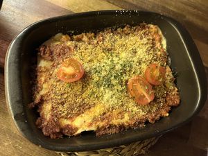 Lasagne   at Bubita Bar in Barcelona