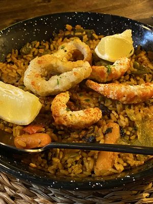 Paella!  at Bubita Bar in Barcelona