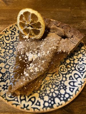 Limon & ginger tart.   at Bubita Bar in Barcelona