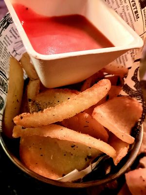 Patatas Bravas at Bubita Bar in Barcelona