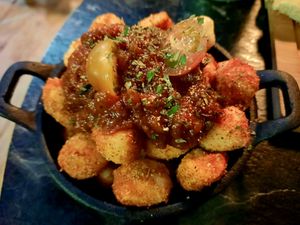 Crispy gnocchi at Bubita Bar in Barcelona