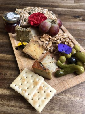 Cheese board - delicious and beautifully arranged!  at Bubita Bar in Barcelona