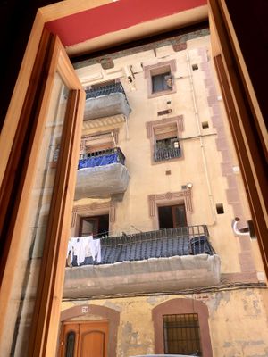 Window on the world!  at Bubita Bar in Barcelona