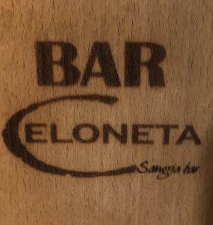 See the sign!  at Bubita Bar in Barcelona