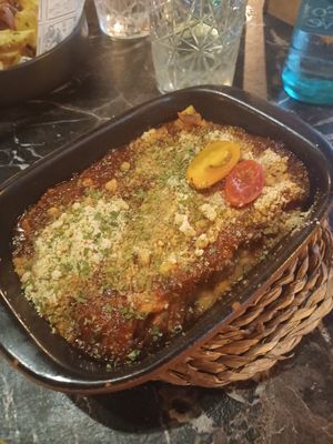 Lasaña at Bubita Bar in Barcelona