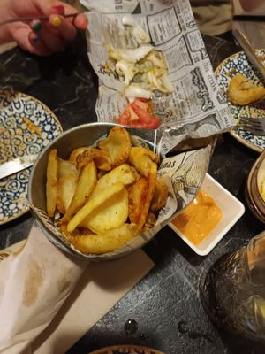 Patatas bravas at Bubita Bar in Barcelona