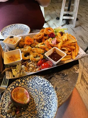 The tapas picnic!  at Bubita Bar in Barcelona