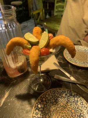 Prawn cocktail  at Bubita Bar in Barcelona