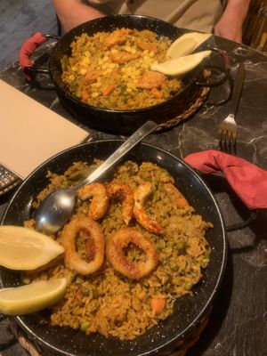 Paellas   at Bubita Bar in Barcelona
