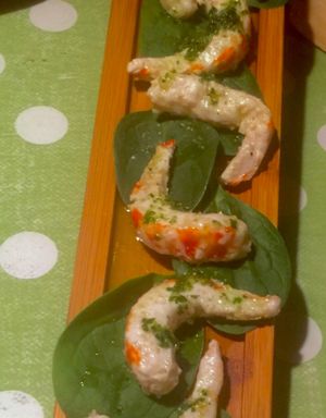 Vegan Shrimps at Bubita Bar in Barcelona