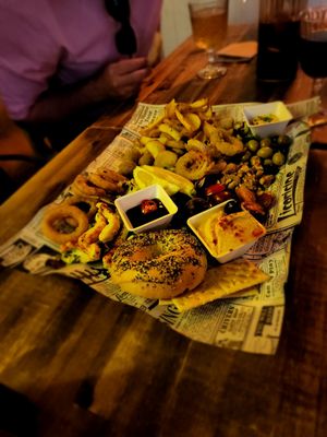 Appetizer share plate at Bubita Bar in Barcelona