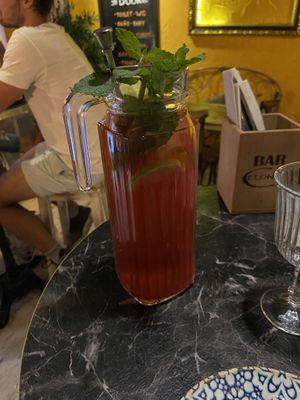 Pitcher of sangria   at Bubita Bar in Barcelona
