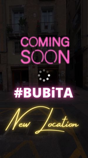 New re-location soon! In the heart of Barcelona, just behind
a very famous museum!! Follow us on Instagram (bubita_sangriabar) for quicker news at Bubita Bar in Barcelona