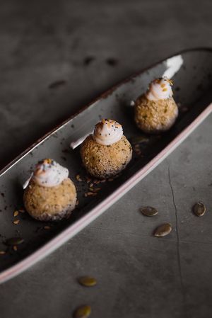 Mushrooms croquettes  at Bubita Bar in Barcelona